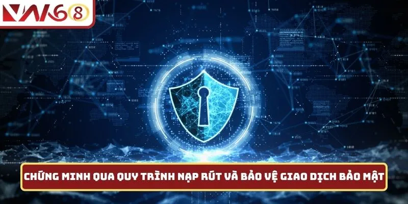 Chứng minh qua quy trình nạp rút và bảo vệ giao dịch bảo mật