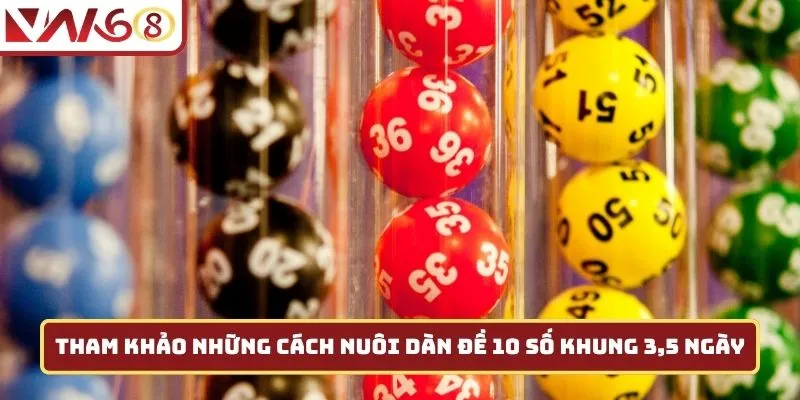 Tham khảo những cách nuôi dàn đề 10 số khung 3,5 ngày